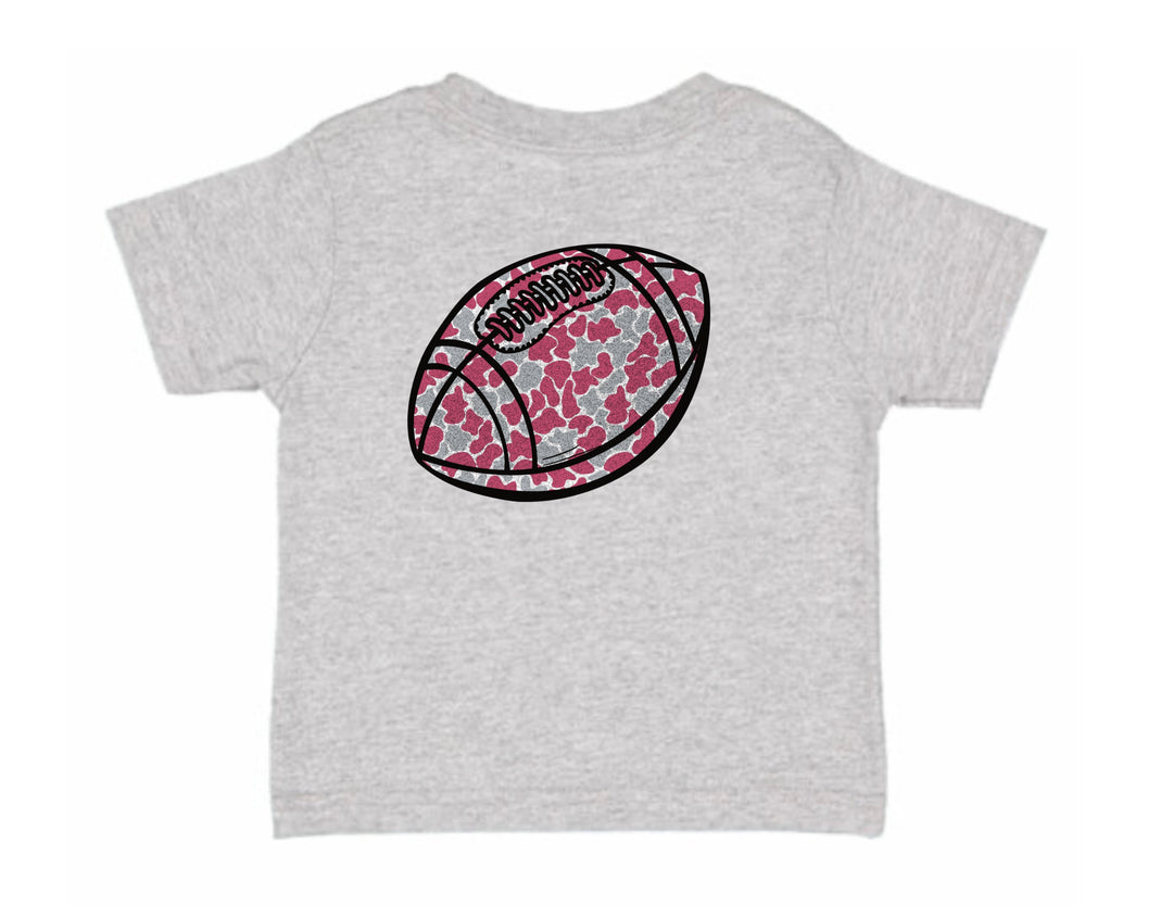 Camo Football (Gray/Crimson)