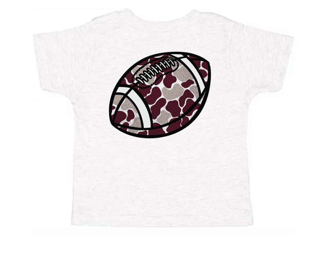 Camo Football (maroon/gray)
