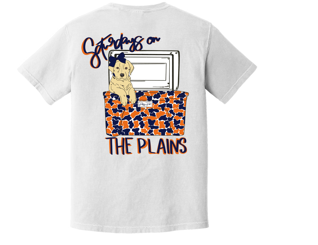 Football Pup (Navy Blue/orange bow)