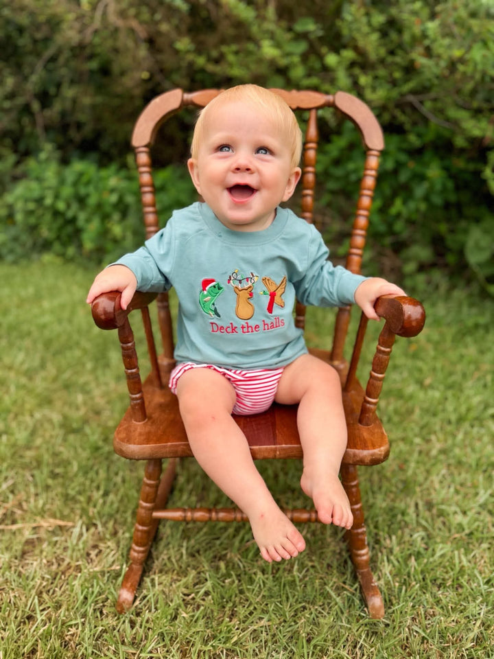 PREORDER 8: DECK THE HALLS DIAPER SET