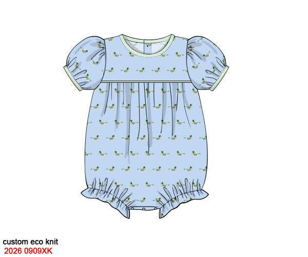 PREORDER 12: COLORFUL MALLARDS GIRL BUBBLE