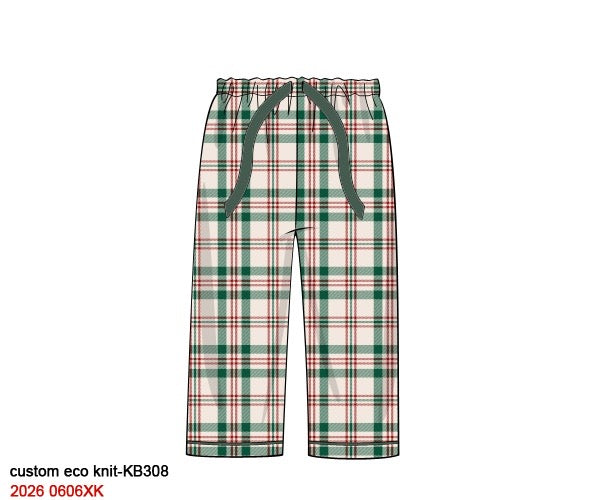 PREORDER 8: EVERGREEN PLAID DAD LOUNGEWEAR