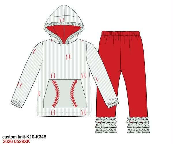 PREORDER 9: PLAY BALL GIRLS PANTS SET