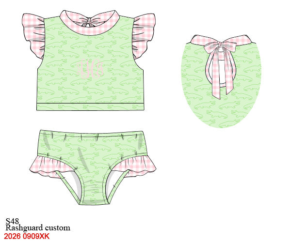 PREORDER 12: GATOR POND SWIM GIRLS 2 PIECE