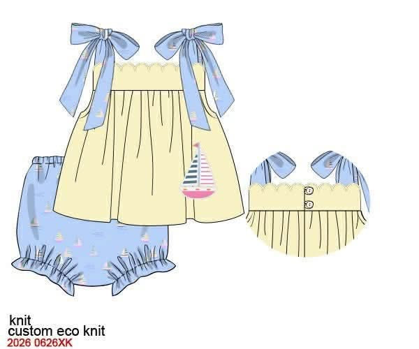 PREORDER 12: SUMMER SAILS GIRLS DIAPER SET