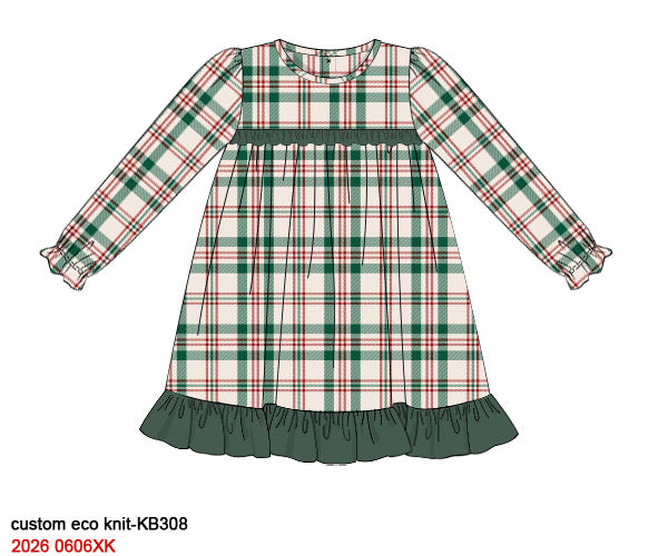 PREORDER 8: EVERGREEN PLAID GOWN