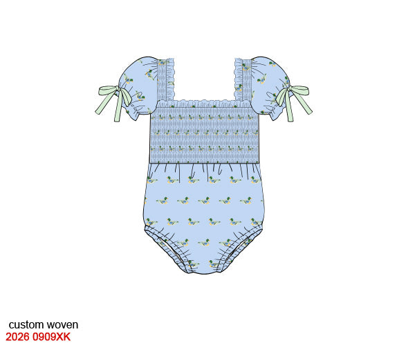 PREORDER 12: COLORFUL MALLARDS SWIM GIRLS 1 PIECE