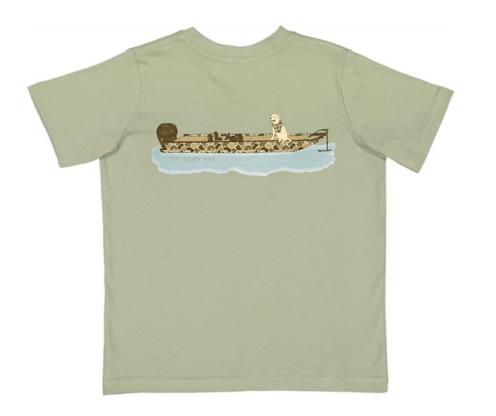 Camo Fishing Boat