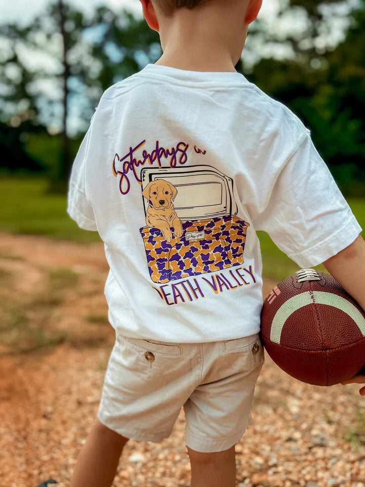Football Pup (purple/gold)