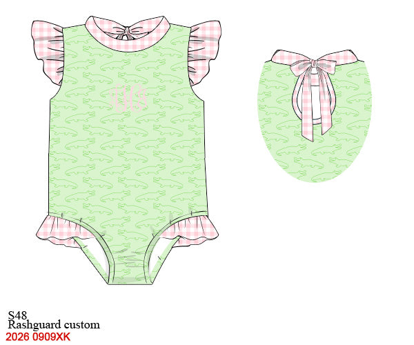 PREORDER 12: GATOR POND SWIM GIRLS 1 PIECE
