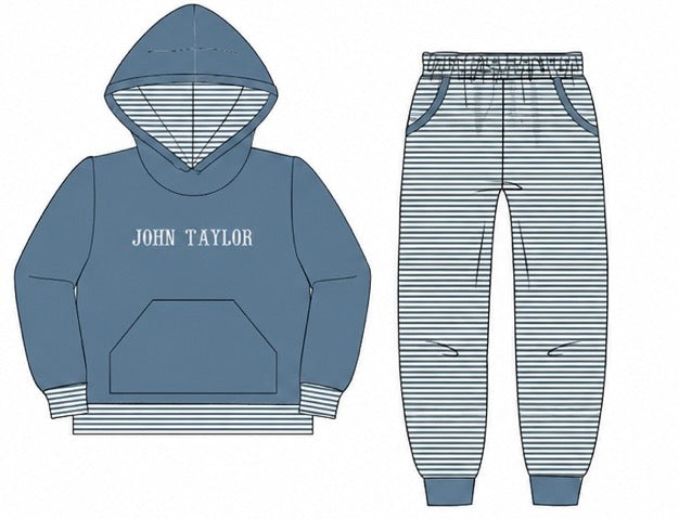 PREORDER 8: FK NAME STONE BLUE JOGGER