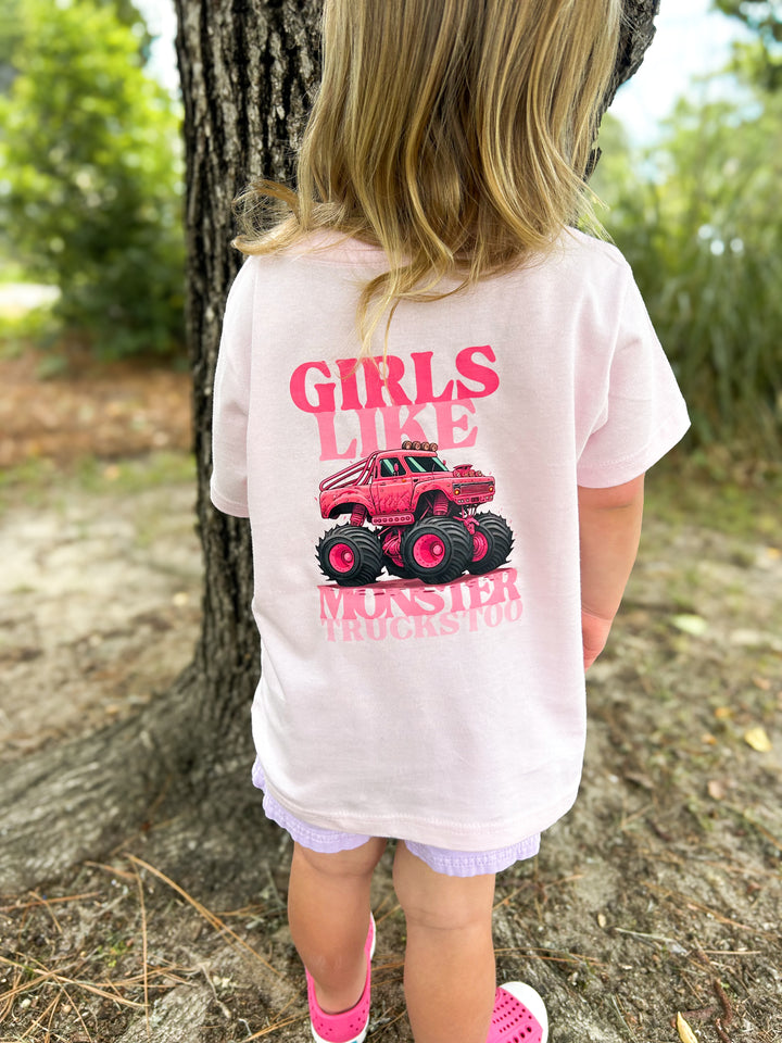Pink Monster trucks