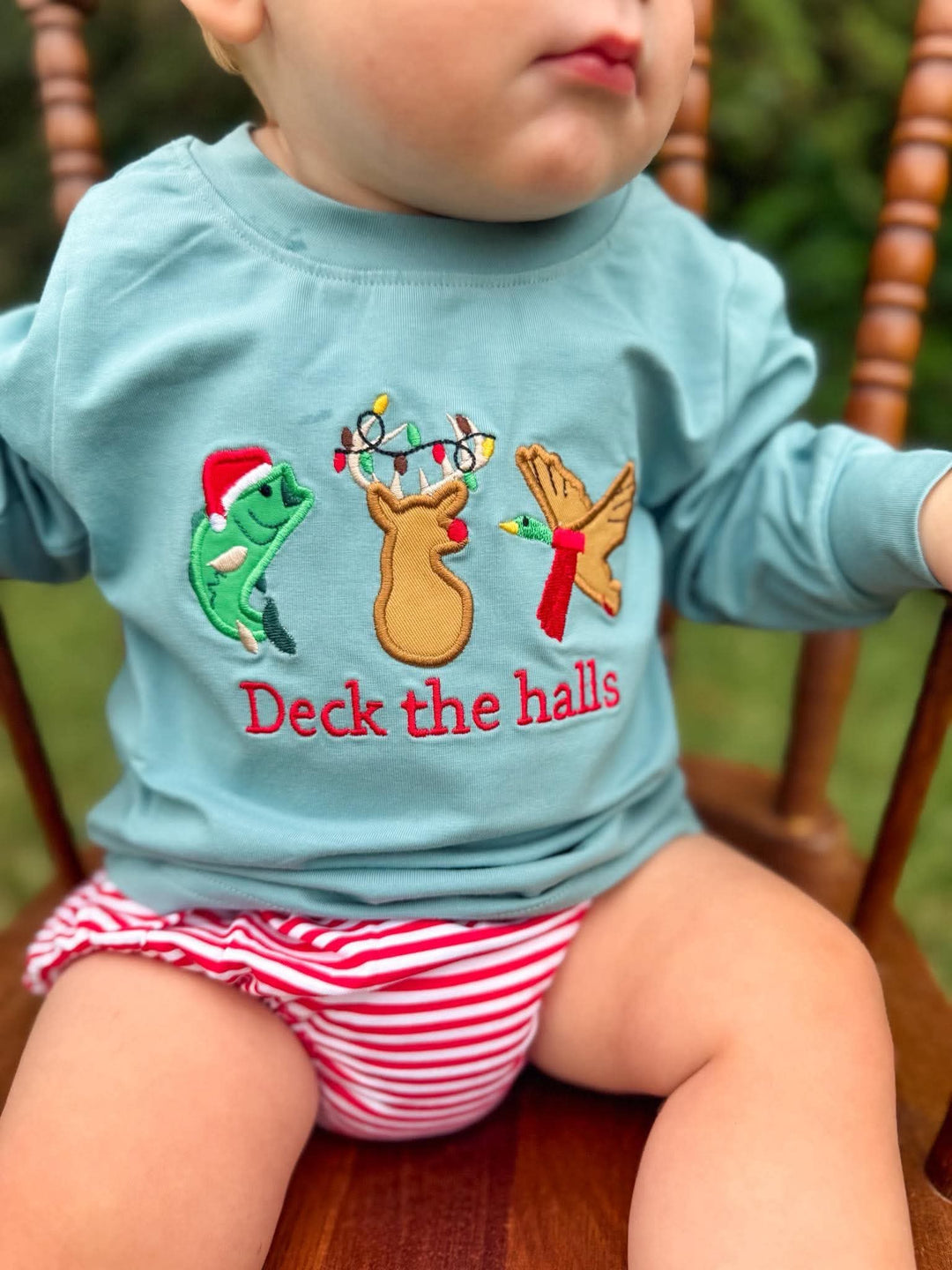 PREORDER 8: DECK THE HALLS DIAPER SET