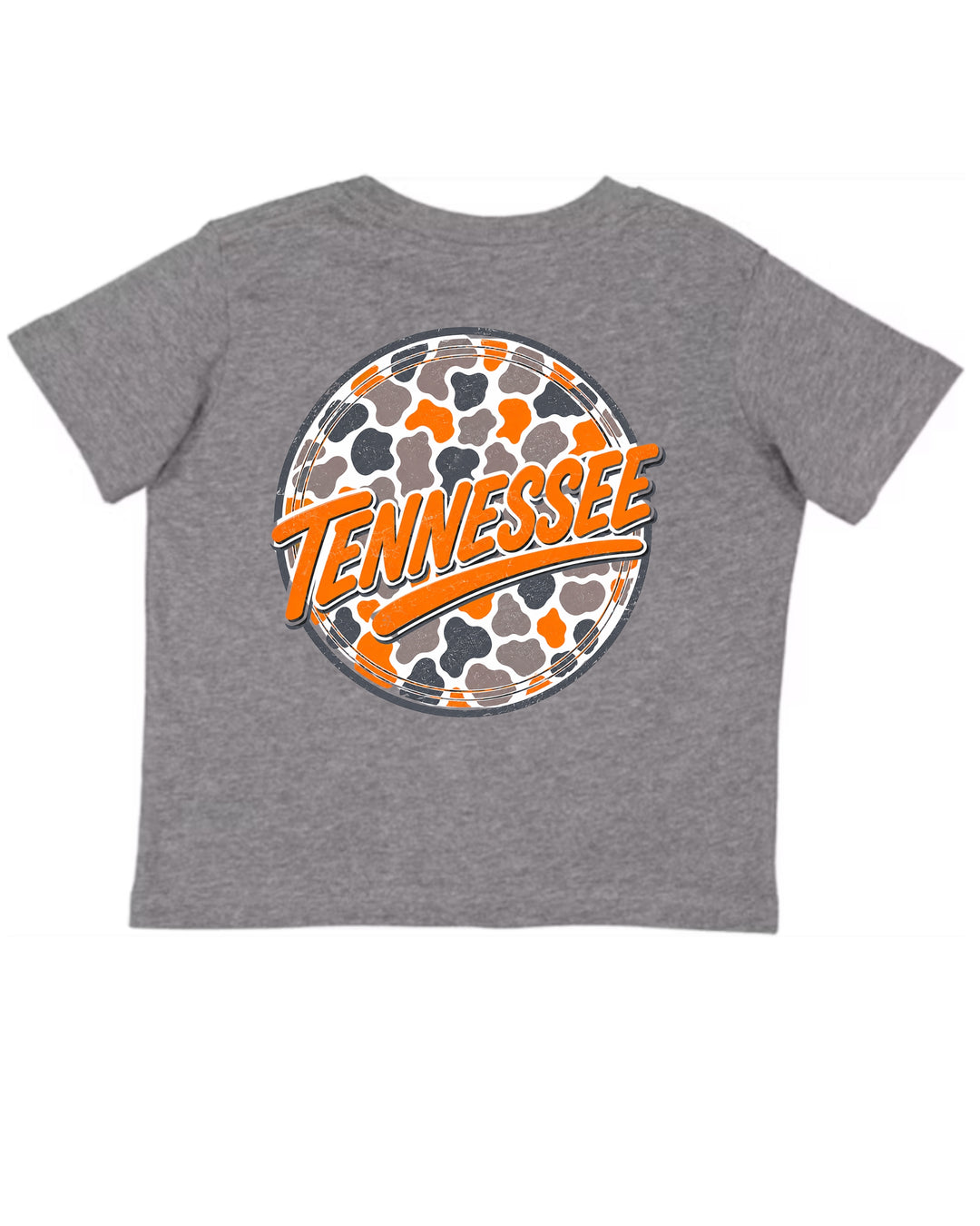Orange & Gray Camo Tee