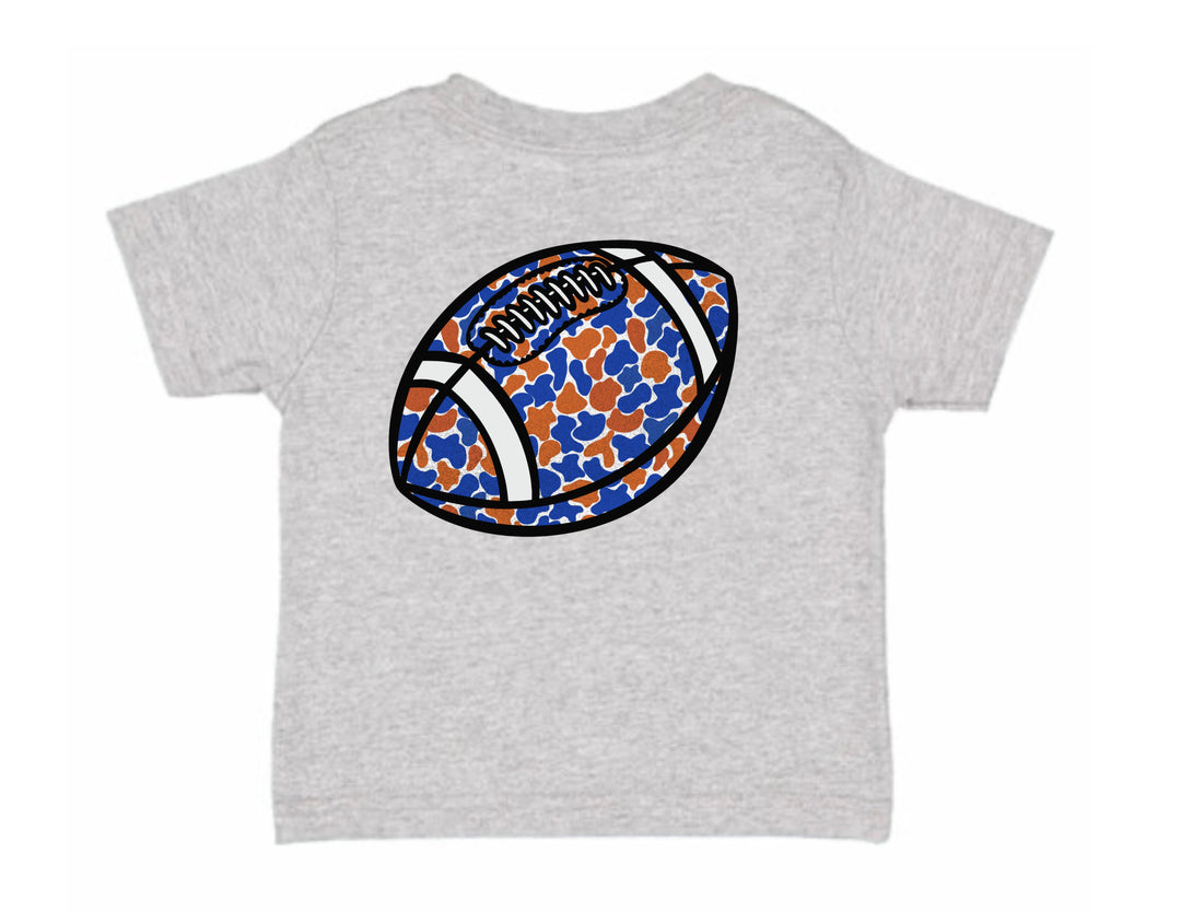 Camo football (orange/blue)