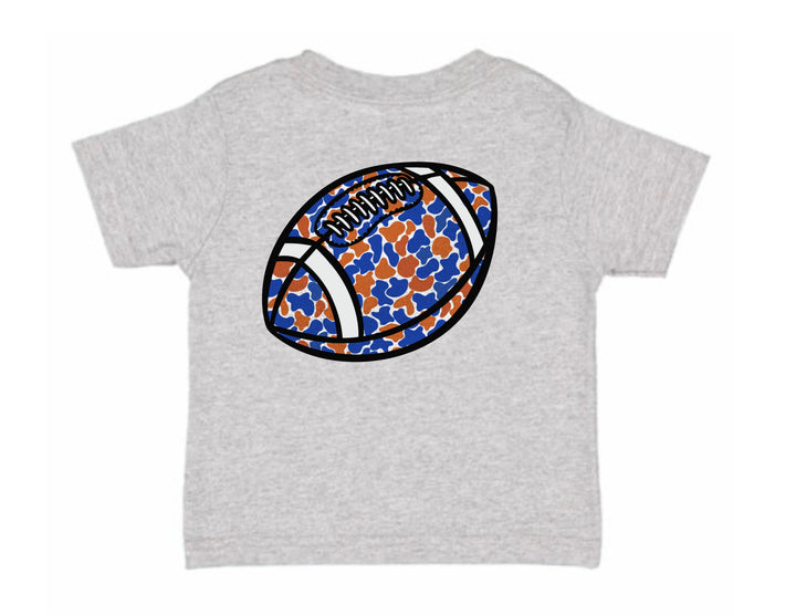 Camo football (orange/blue)