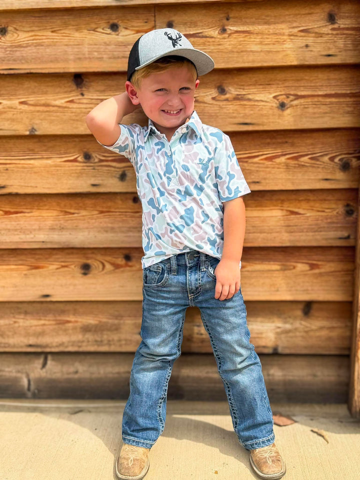 Seaside Timber Camo Polo DAD/SON MATCH