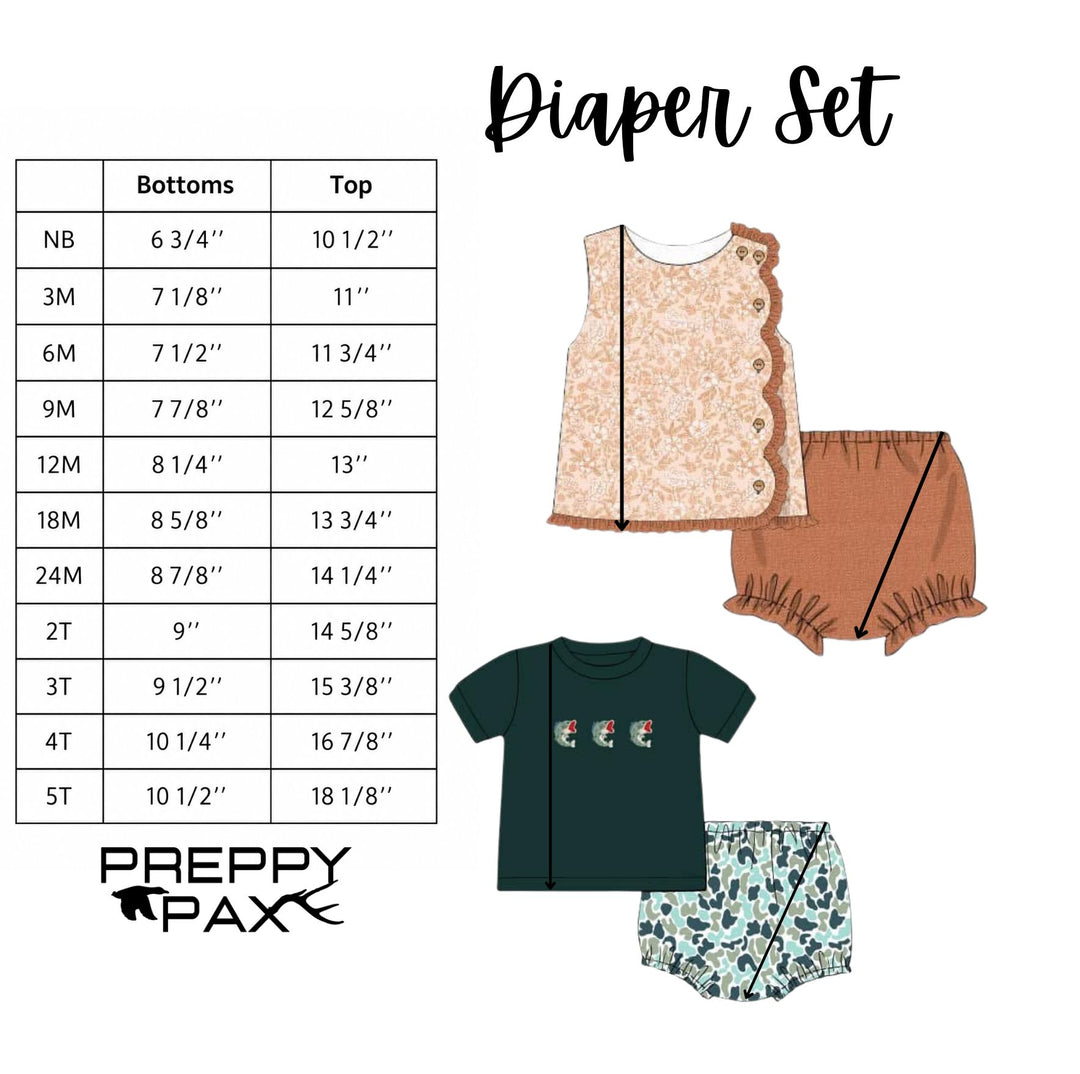 DIAPER SET SIZE CHART