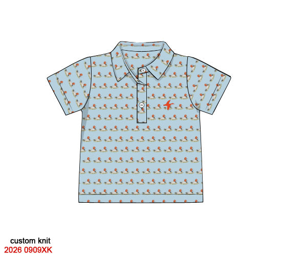 PREORDER 12: REEL + RETRIEVE REDHEAD POLO