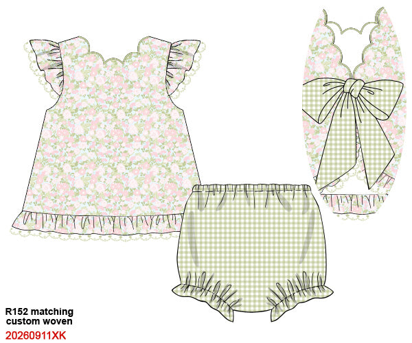 PREORDER 12: BLAIRE’S GARDEN GIRLS DIAPER SET
