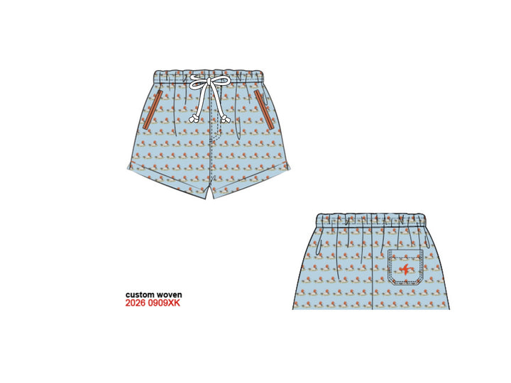 PREORDER 12: REEL + RETRIEVE REDHEAD SWIM TRUNKS