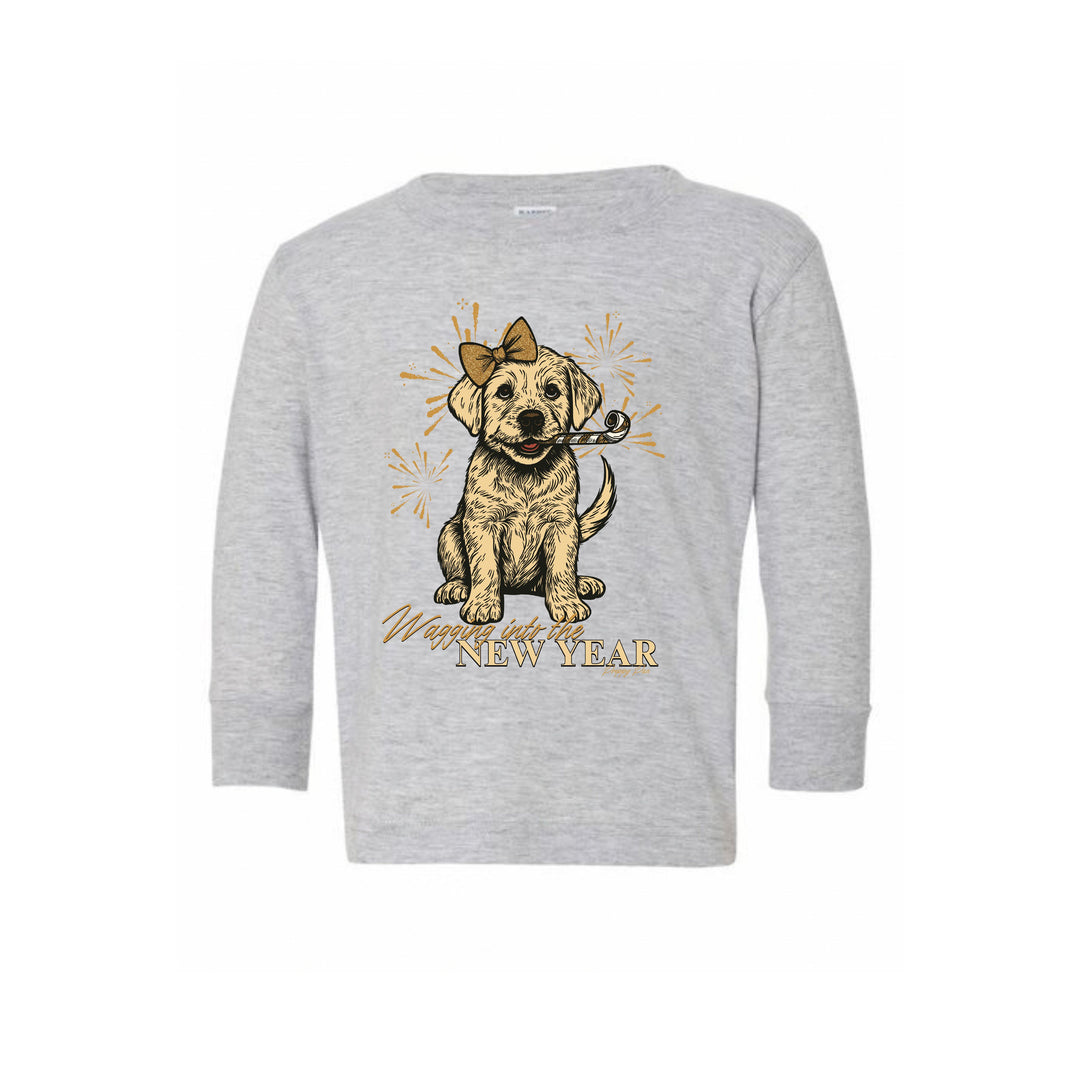 WAGGING INTO THE NEW YEAR GIRL LS