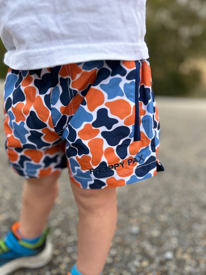 Navy/orange
