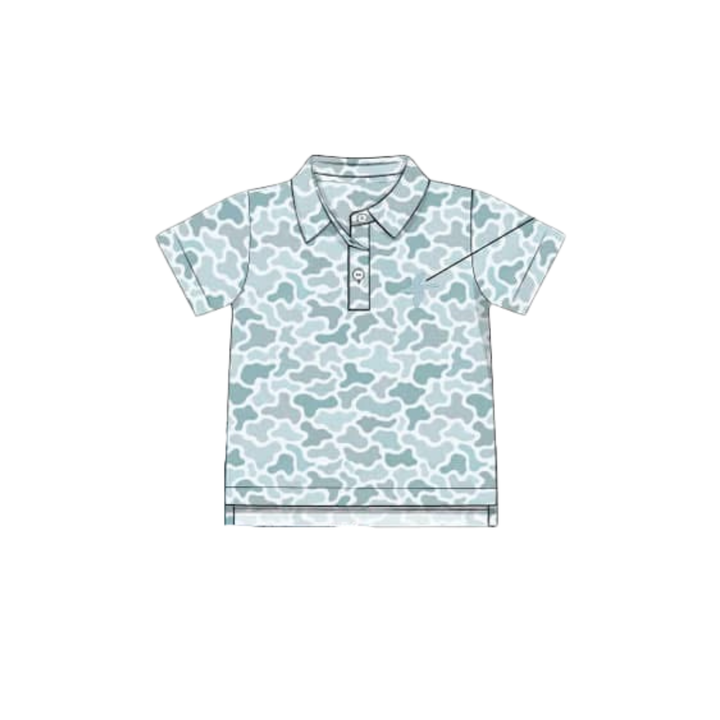 PREORDER 12: PROPER POLOS BLUE CAMO POLO